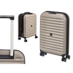 FOLDABLE SUITCASE WITH LOCK 37L CHAMPAGNE