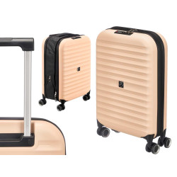 VALISE PLIABLE AVEC CADENAS 37L BEIGE