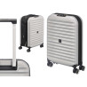 FOLDABLE SUITCASE WITH LOCK 37L SILVER