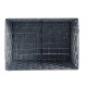 CONIC FABRIC BOX RECT WITH HANDLES BIG GREY