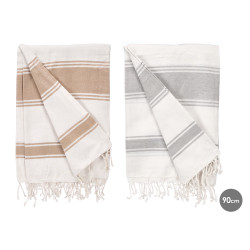 PAREO A RIGHE, ASSORTITO 2 COL BEIGE GRIGI