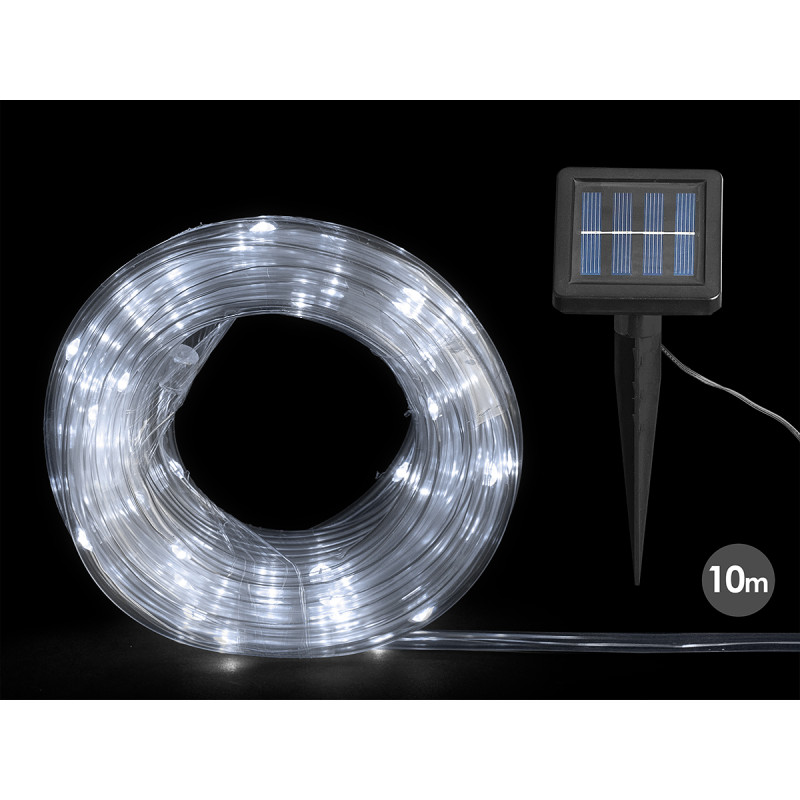 TIRA SOLAR LED 10M LUZ FRIA