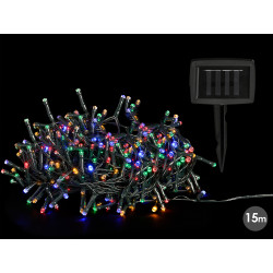 TIRA SOLAR 15 M 240 LED LUZ MULTICOR