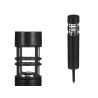 SOLAR BOLLARD LIGHT BLACK CYLINDER