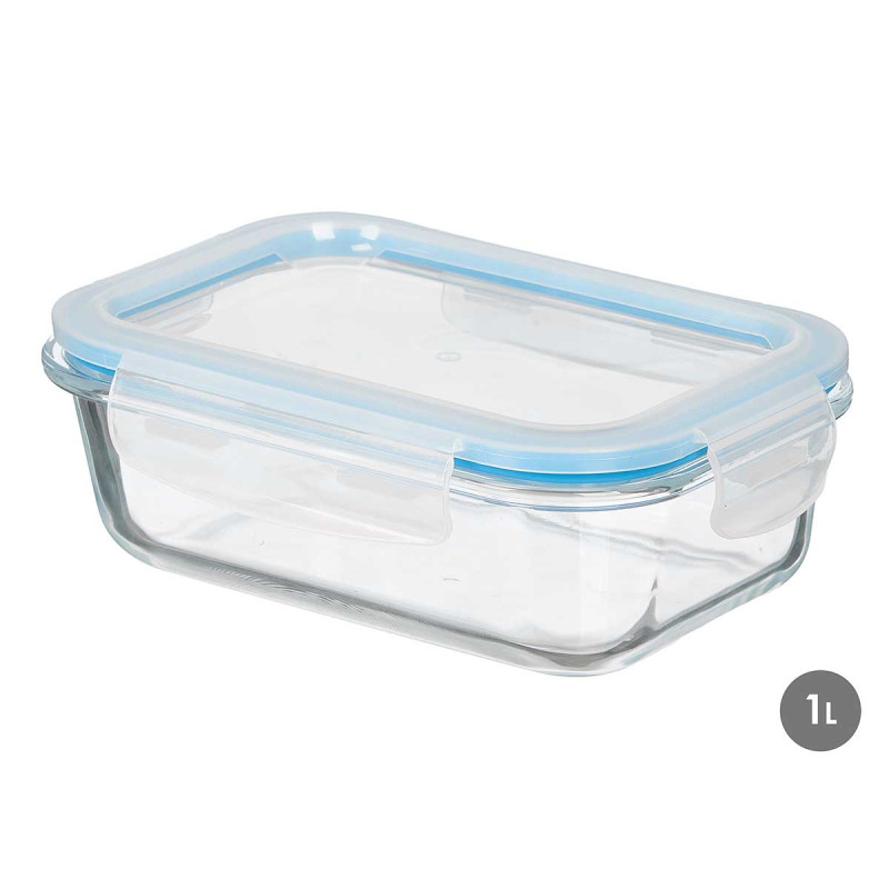 HERMETIC BOROSILICATE LUNCH BOX 1000ML