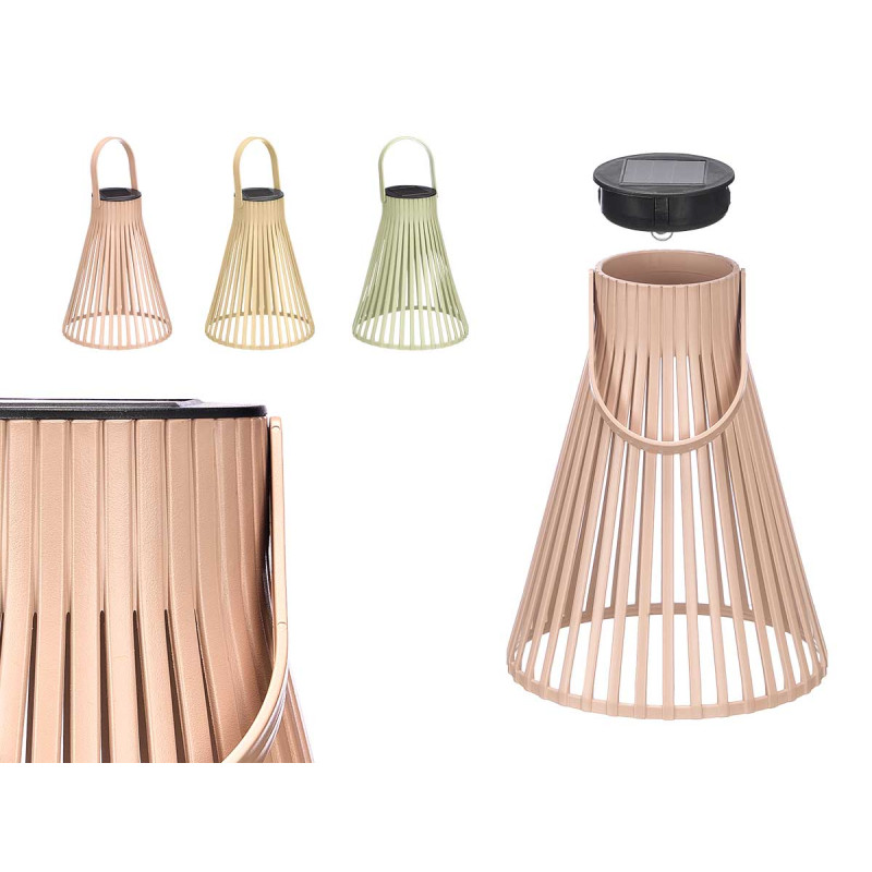 LAMPADA SOLARE CONICA ASSORT 3 COL