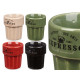 VERRE À ESPRESSO 80ML ASSORT 4 COULEURS NEUTRES