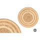 ESPARTO TABLE MAT TWO-COLORED 35CM