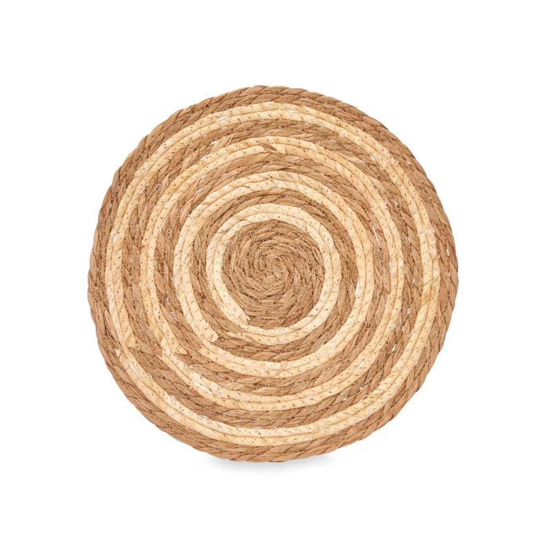 SALVAMANTEL ESPARTO BICOLOR 35CM SALVAMANTEL ESPARTO BICOLOR 35CM