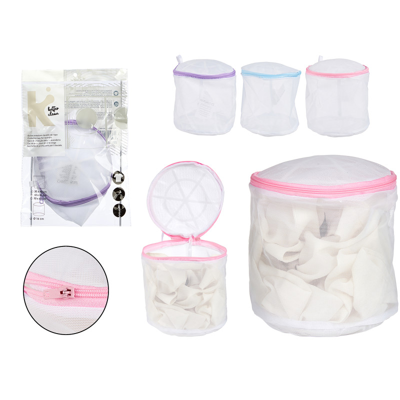 BOLSA LAVADORA REDONDA DIAM 16CM S3 COL