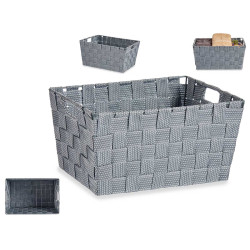 CESTA CONICA RECT COM ASAS MED CINZA