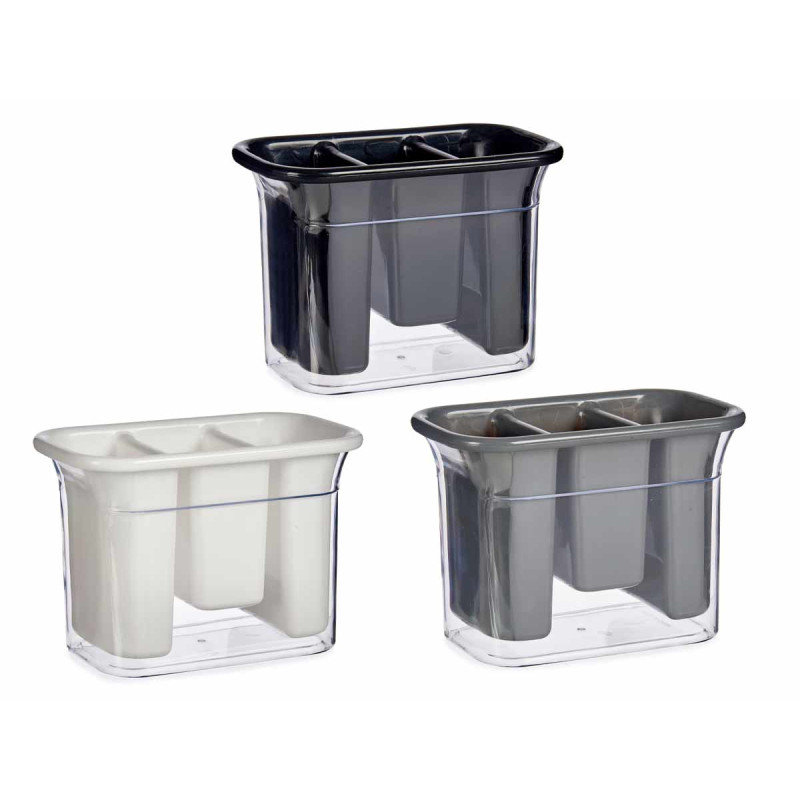 PLASTIC FORK STAND DARK COL MIX 3