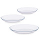 SET 3 PLATOS OVAL INVITATION 21CM + 25CM + 29CM SET 3 PLATOS OVAL INVITATION 21CM + 25CM + 29CM
