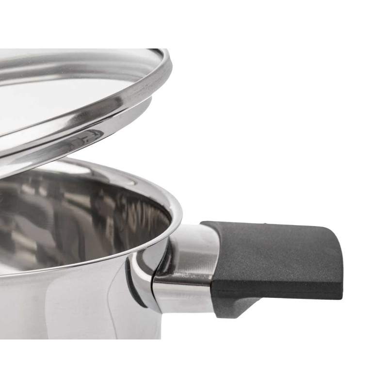 BATTERIA DA CUCINA 5 PEZZI IN ACCIAIO