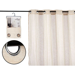 CORTINA VISILLO BEGE 140X260 CM