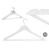 SET 3 WHITE HANGERS