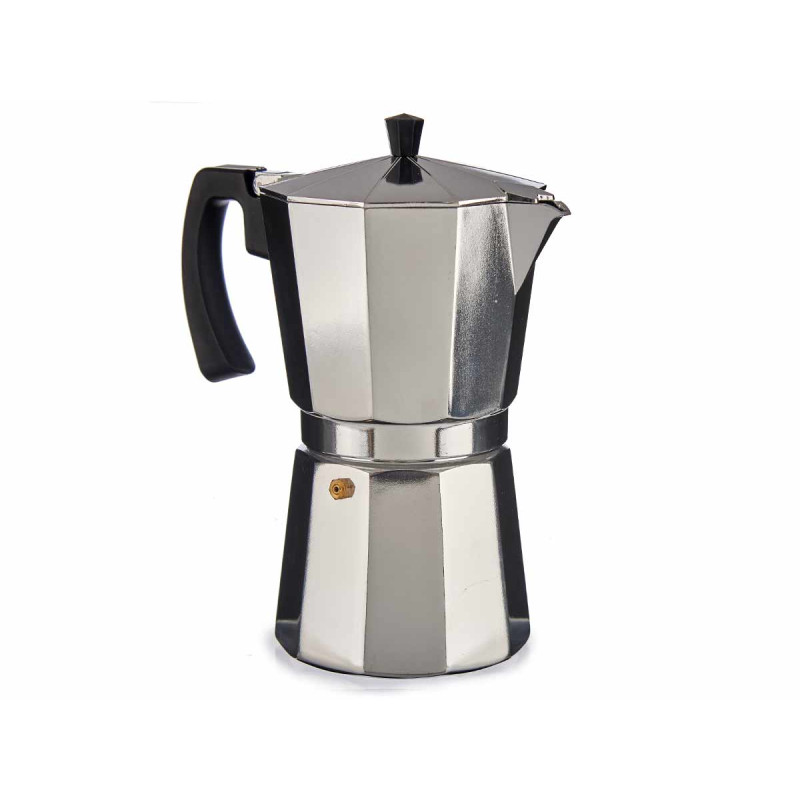 12 CUPS ALUMINIUM COFFEE MAKER WITH HANDLE 