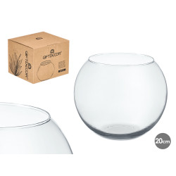 CRYSTAL FISH BOWL 20CM