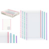SET 25 COPERTINE TRASPARENTI COLORI A4