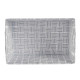 FABRIC CONIC BOX RECT WITH HANDLES MED WHITE