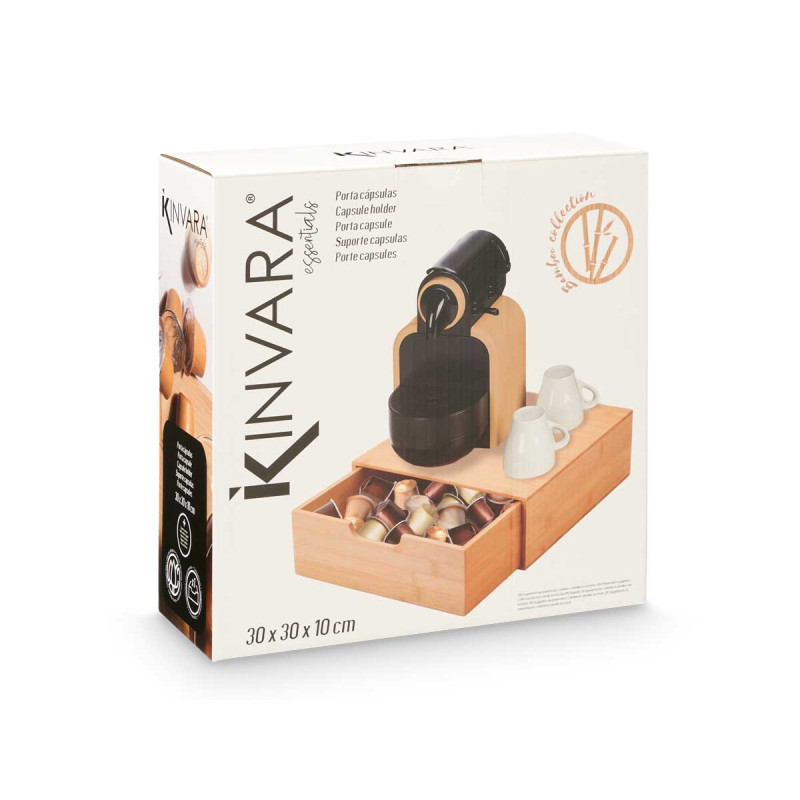 CAJA BAMBU CUADRADA CAJON