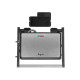 GRIL DE CONTACT DOUBLE EN ACIER NOIR 1000W MOYEN GRIL DE CONTACT DOUBLE EN ACIER NOIR 1000W MOYEN
