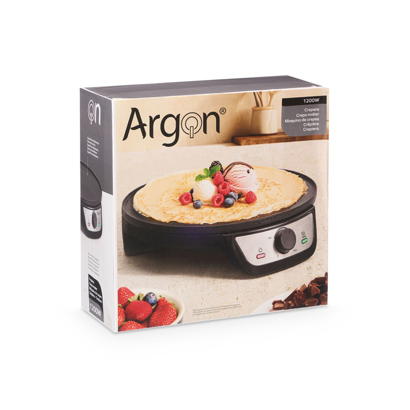 CRÊPIÈRE EN ACIER NOIR 1200W CRÊPIÈRE EN ACIER NOIR 1200W