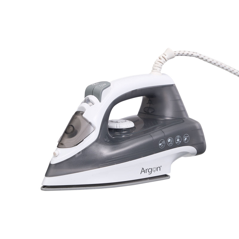 FER A REPASSER GRIS 1600W CERAMIQUE  FER A REPASSER GRIS 1600W CERAMIQUE