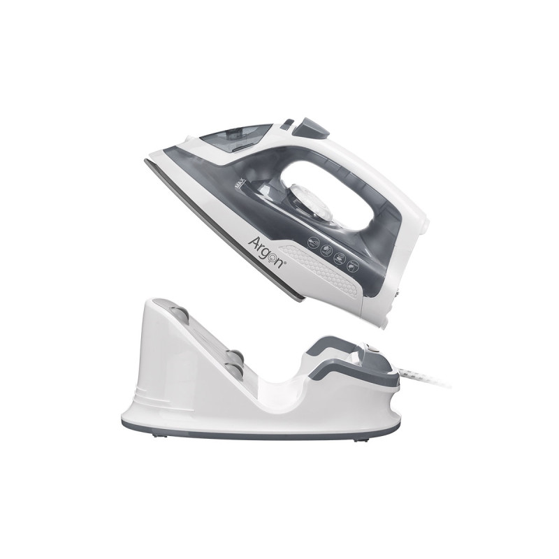 FER À REPASER SANS FIL BASE CÉRAMIQUE GRIS 1600W FER À REPASER SANS FIL BASE CÉRAMIQUE GRIS 1600W