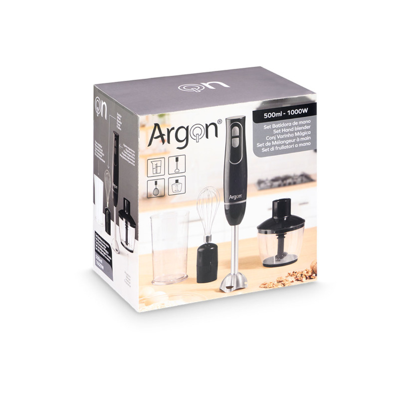 SET BLENDER ACCESSOIRES NOIR GRIS 1000W SET BLENDER ACCESSOIRES NOIR GRIS 1000W