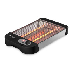 GRILLE-PAIN PLAT NOIR 600W