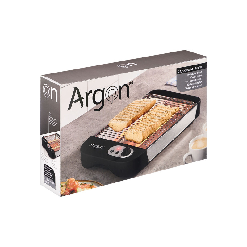 GRILLE-PAIN PLAT NOIR 600W GRILLE-PAIN PLAT NOIR 600W