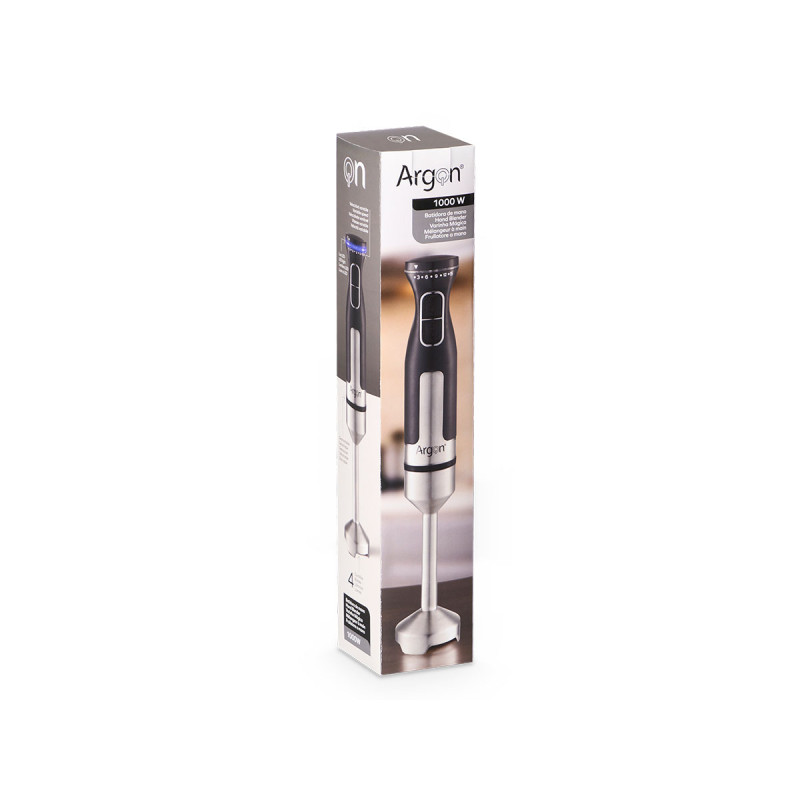 MIXEUR EN ACIER NOIR 1000W MIXEUR EN ACIER NOIR 1000W