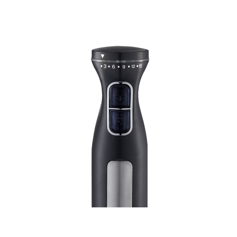 MIXEUR EN ACIER NOIR 1000W MIXEUR EN ACIER NOIR 1000W
