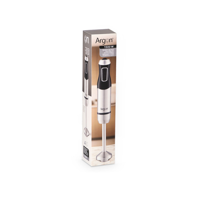 MIXEUR EN ACIER NOIR 1500W MIXEUR EN ACIER NOIR 1500W