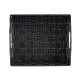 FABRIC BOX RECT 23CM BLACK