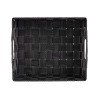 CESTA RECTANGULAR 23CM PRETA