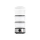 CUISEUR VAPEUR 3 NIVEAUX ACIER 500W 2,5L CUISEUR VAPEUR 3 NIVEAUX ACIER 500W 2,5L