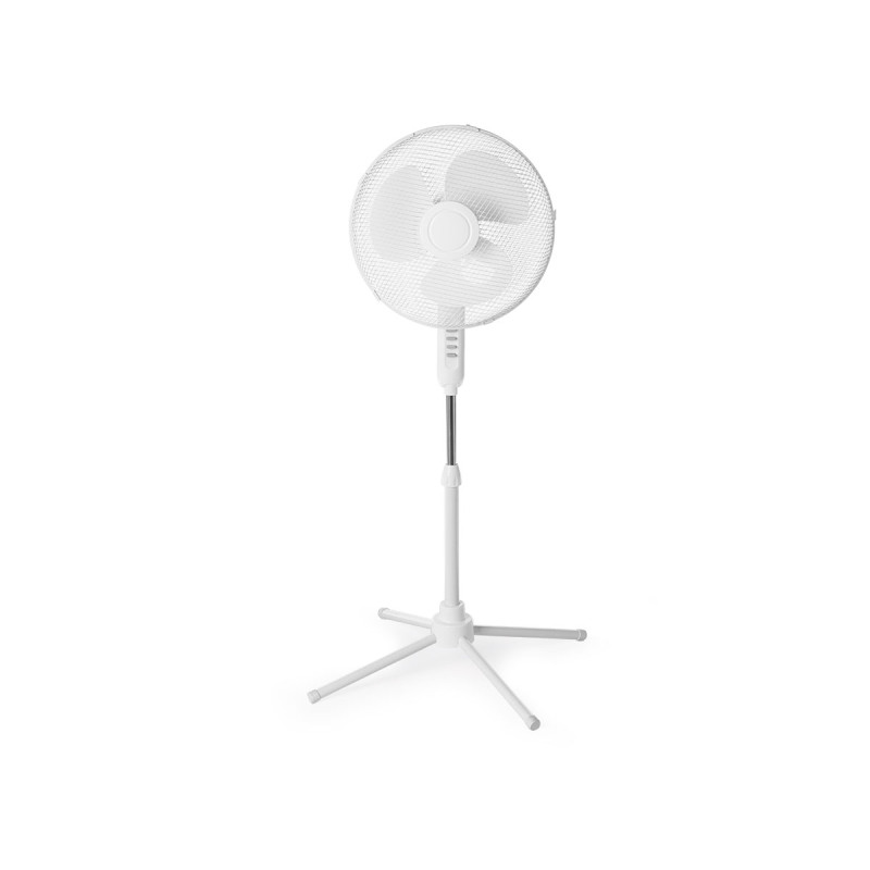 VENTILATEUR SUR PIED BLANC 45W BOUTONS GRIS VENTILATEUR SUR PIED BLANC 45W BOUTONS GRIS