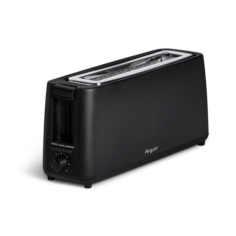 GRILLE-PAIN LONG 1 FENTE NOIR MAT 900W GRILLE-PAIN LONG 1 FENTE NOIR MAT 900W