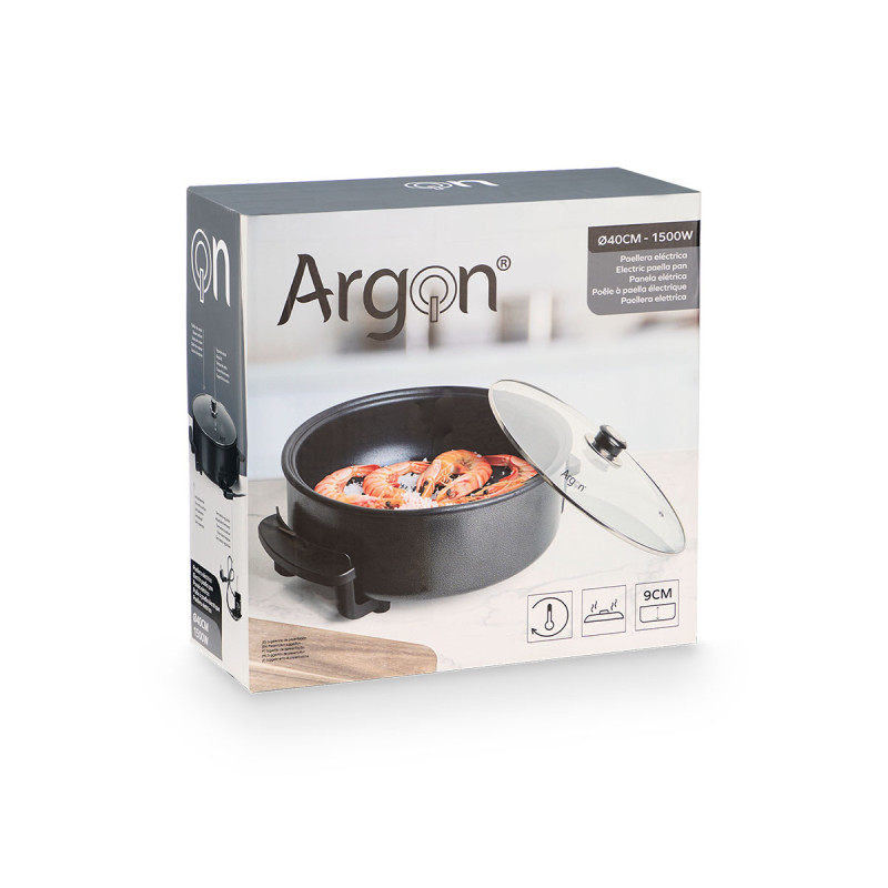 POÊLE À PAELLA ÉLECTRIQUE 40CM DIAMÈTRE 1500W POÊLE À PAELLA ÉLECTRIQUE 40CM DIAMÈTRE 1500W