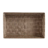 FABRIC BOX RECT WITHOUT HANDLE 34CM NATUR