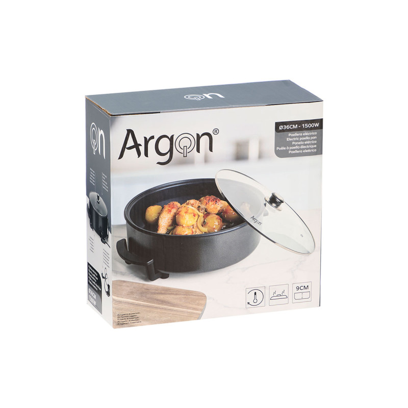 POÊLE À PAELLA ÉLECTRIQUE 36CM DIAMÈTRE 1500W POÊLE À PAELLA ÉLECTRIQUE 36CM DIAMÈTRE 1500W