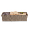 CESTA RECTANGULAR SEM ASAS 34CM NATUR