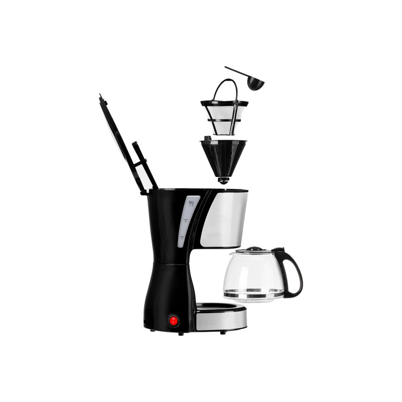 CAFETIERE FILTRE VERRE 6 TASSES 750ML 550W CAFETIERE FILTRE VERRE 6 TASSES 750ML 550W