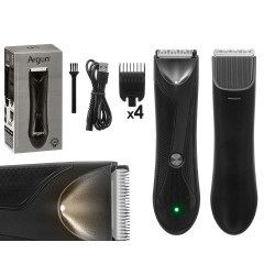 BLACK TRIMMER WITH 4 ACCESSORIES 600MAH USB
