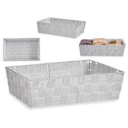 CESTA RECTANGULAR SEM ASAS 34CM BRANCO