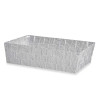 FABRIC BOX RECT WITHOUT HANDLE 34CM WHITE