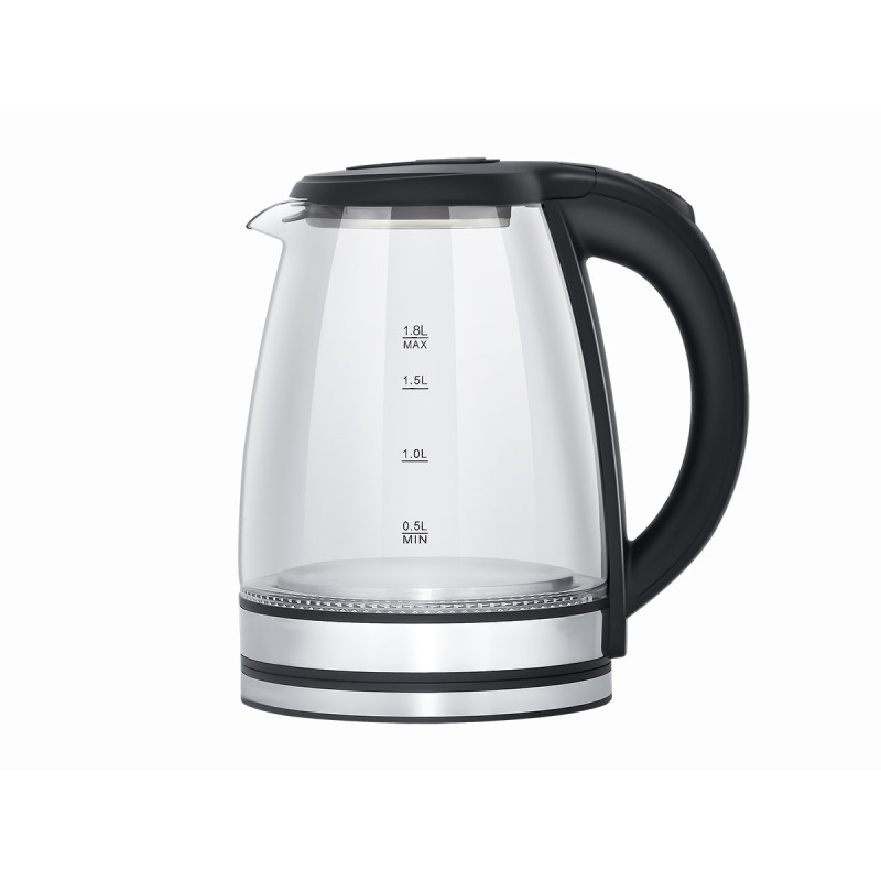 BOUILLOIRE EN ACIER BOROSILICATÉ LED 1,8 L BOUILLOIRE EN ACIER BOROSILICATÉ LED 1,8 L