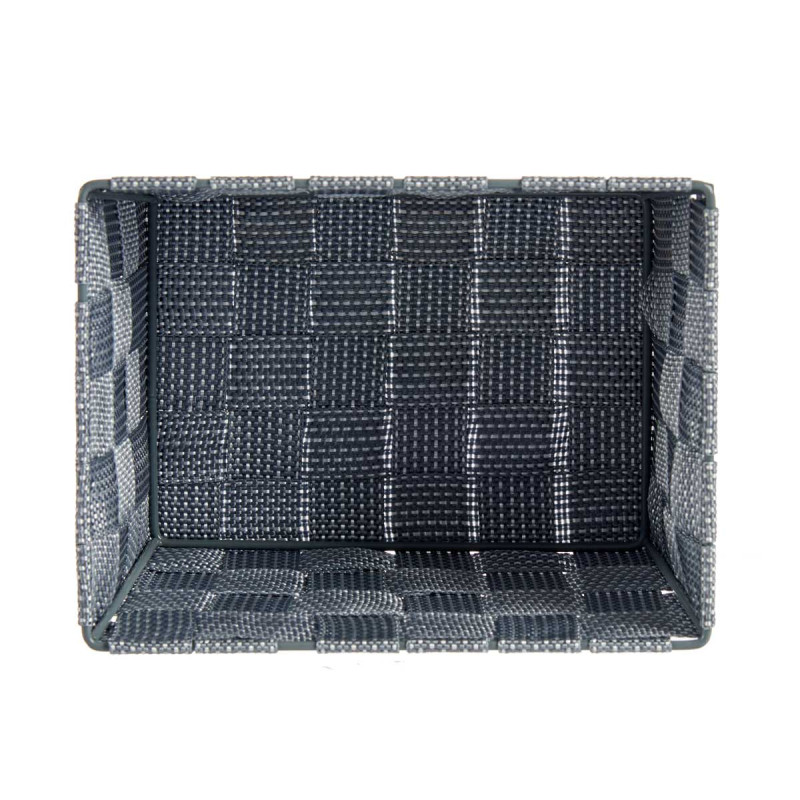 FABRIC CONIC BOX RECT SM GREY